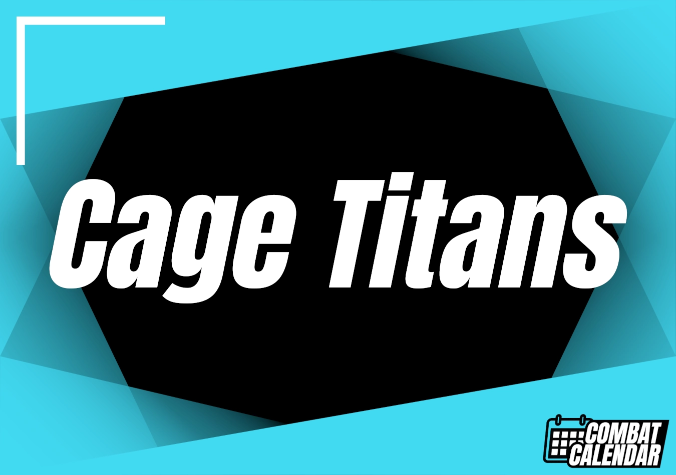 Cage Titans event thumbnail on Combat Calendar - upcoming combat sports events.