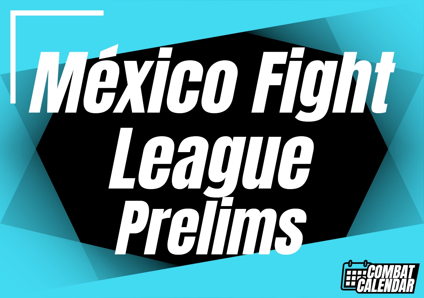 Mexico Fight League Prelims event thumbnail on Combat Calendar - upcoming combat sports events.
