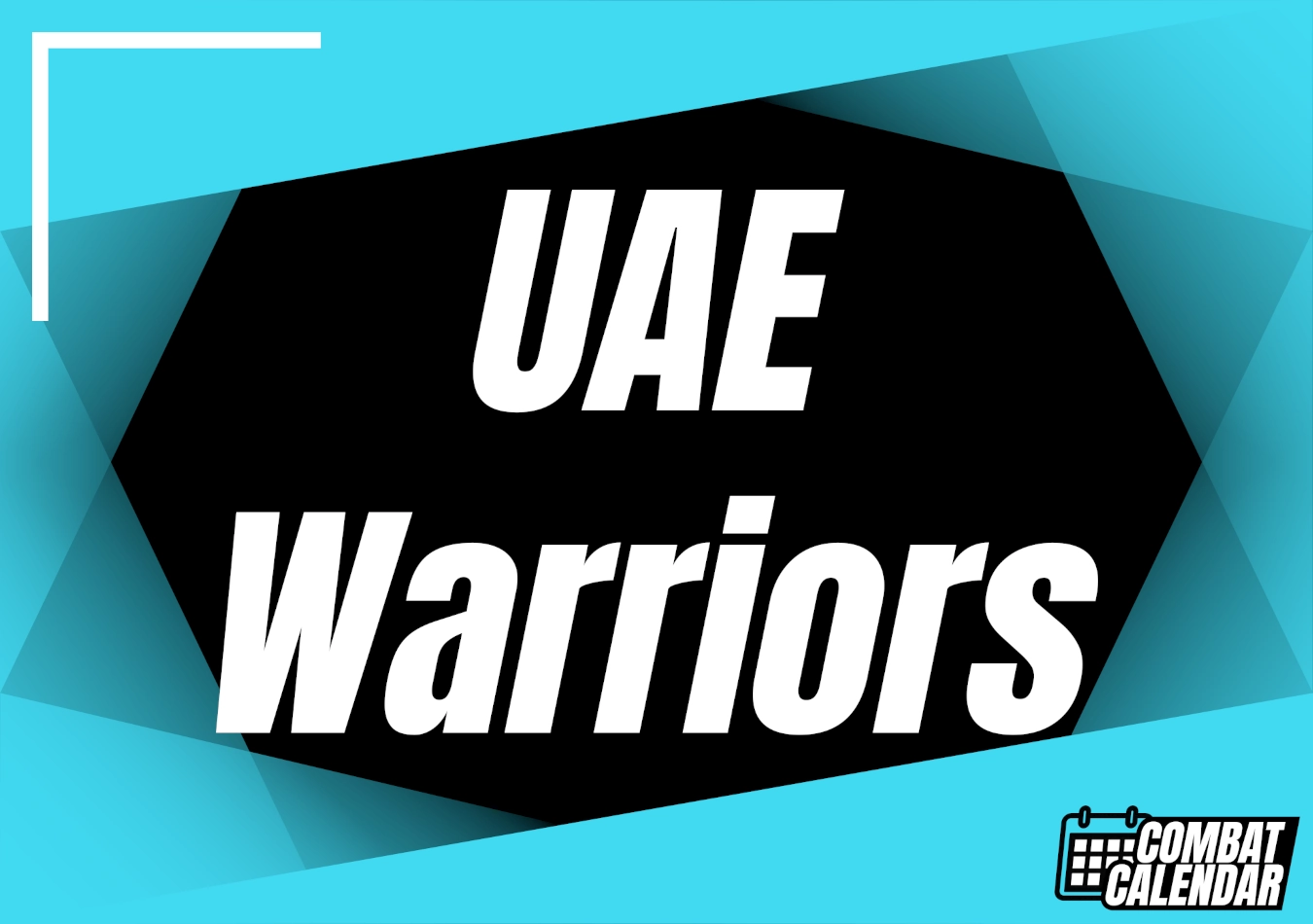 UAE Warriors event thumbnail on Combat Calendar - upcoming combat sports events.